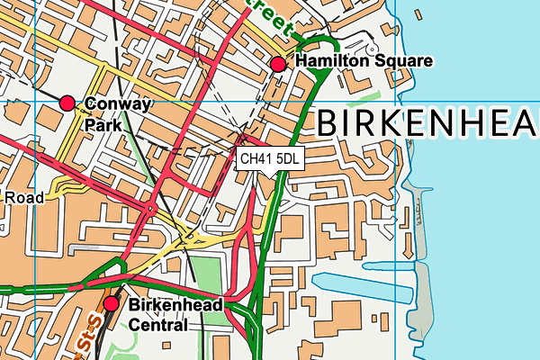 CH41 5DL map - OS VectorMap District (Ordnance Survey)