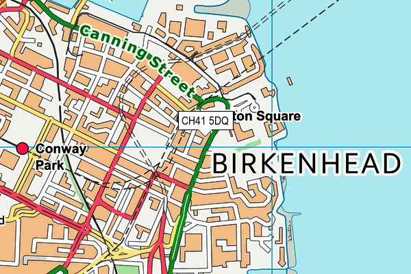 CH41 5DQ map - OS VectorMap District (Ordnance Survey)