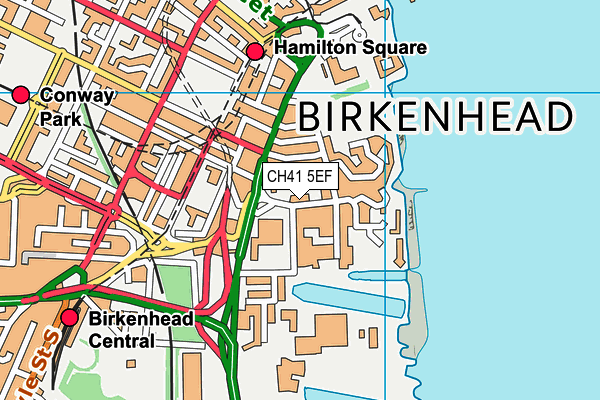 CH41 5EF map - OS VectorMap District (Ordnance Survey)