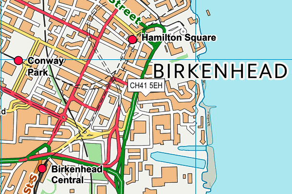 CH41 5EH map - OS VectorMap District (Ordnance Survey)