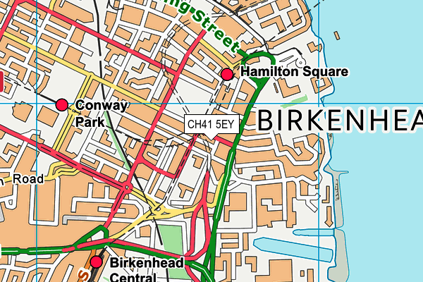 CH41 5EY map - OS VectorMap District (Ordnance Survey)