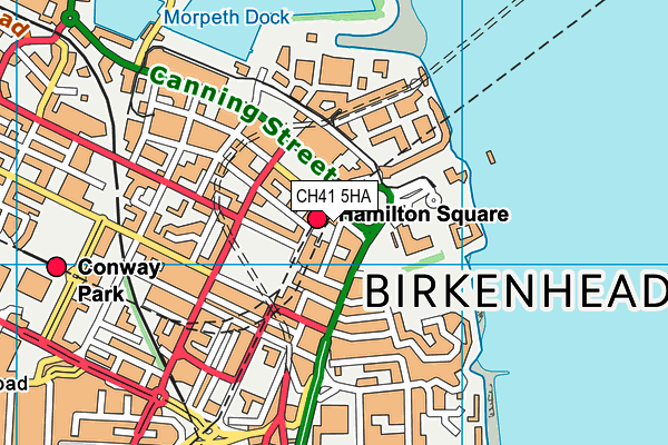 CH41 5HA map - OS VectorMap District (Ordnance Survey)