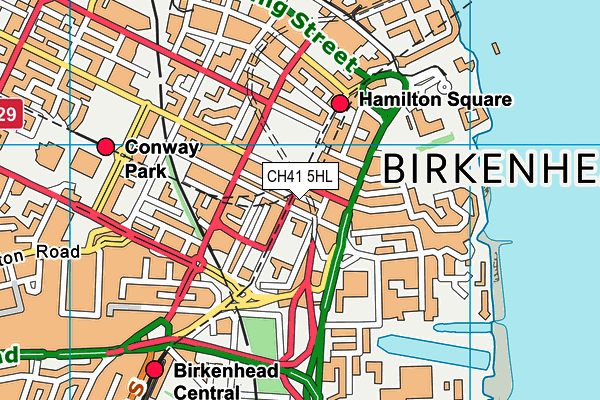 CH41 5HL map - OS VectorMap District (Ordnance Survey)