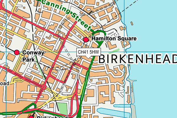 CH41 5HW map - OS VectorMap District (Ordnance Survey)