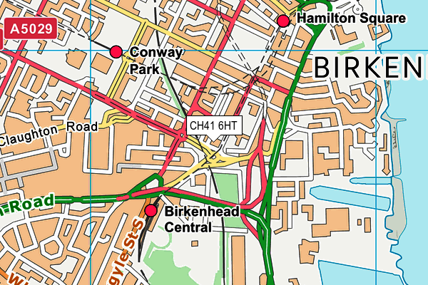 CH41 6HT map - OS VectorMap District (Ordnance Survey)