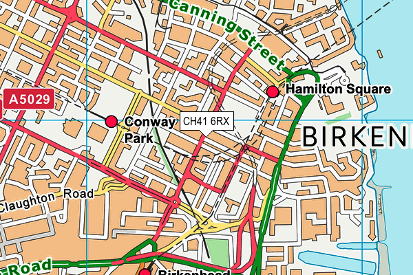 CH41 6RX map - OS VectorMap District (Ordnance Survey)