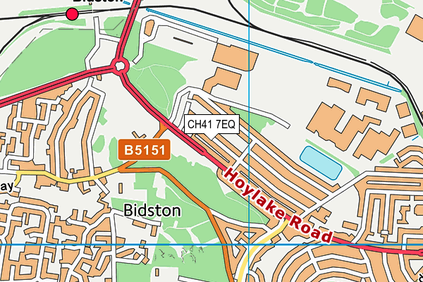 CH41 7EQ map - OS VectorMap District (Ordnance Survey)