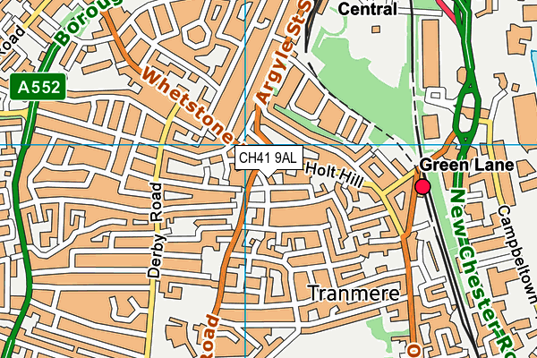 CH41 9AL map - OS VectorMap District (Ordnance Survey)