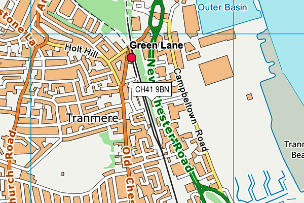 CH41 9BN map - OS VectorMap District (Ordnance Survey)