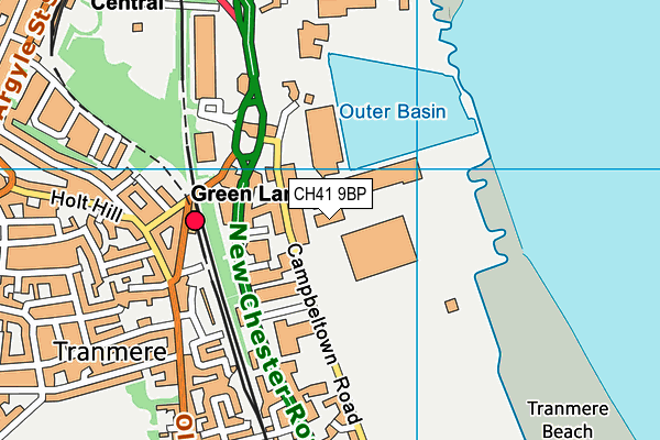 CH41 9BP map - OS VectorMap District (Ordnance Survey)