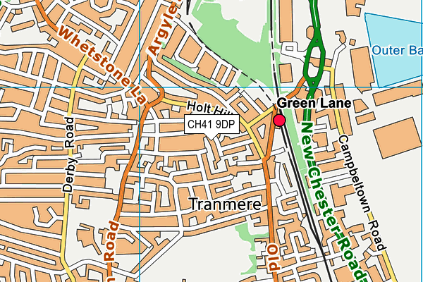 CH41 9DP map - OS VectorMap District (Ordnance Survey)