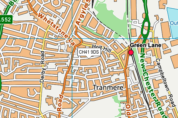 CH41 9DS map - OS VectorMap District (Ordnance Survey)