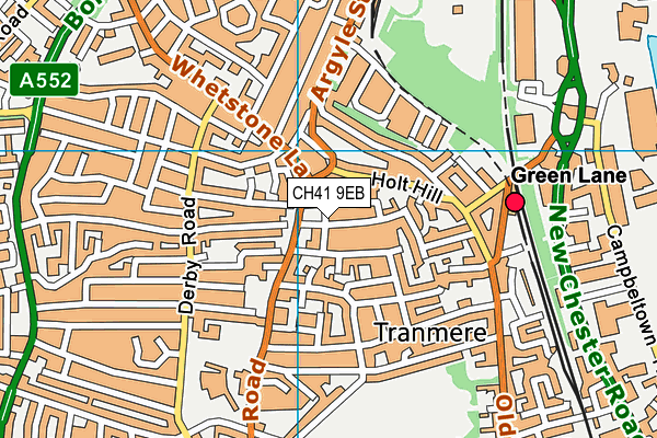 CH41 9EB map - OS VectorMap District (Ordnance Survey)