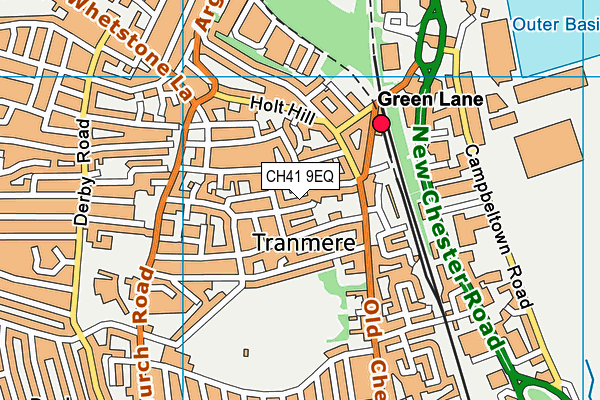 CH41 9EQ map - OS VectorMap District (Ordnance Survey)