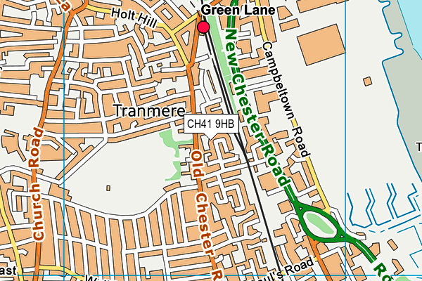 CH41 9HB map - OS VectorMap District (Ordnance Survey)