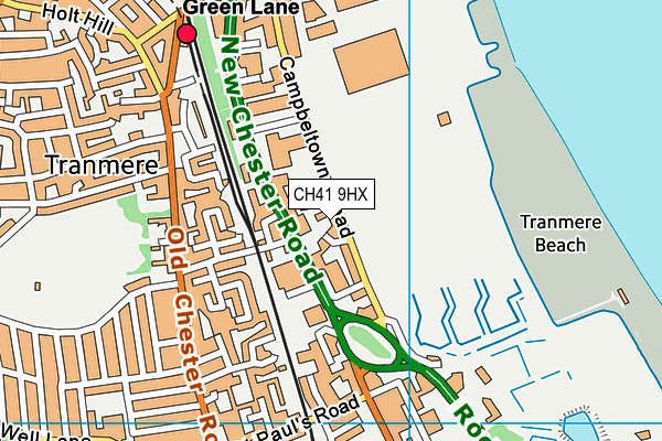 CH41 9HX map - OS VectorMap District (Ordnance Survey)