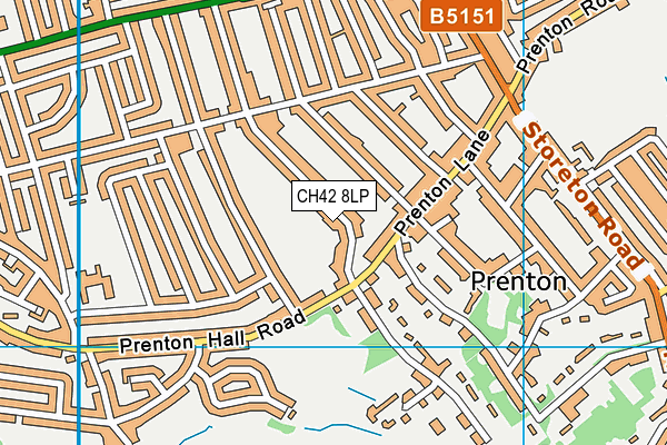 CH42 8LP map - OS VectorMap District (Ordnance Survey)