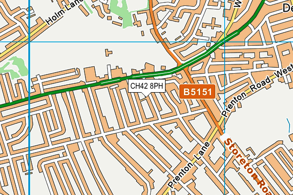 CH42 8PH map - OS VectorMap District (Ordnance Survey)