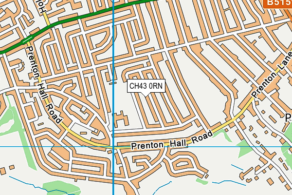 CH43 0RN map - OS VectorMap District (Ordnance Survey)