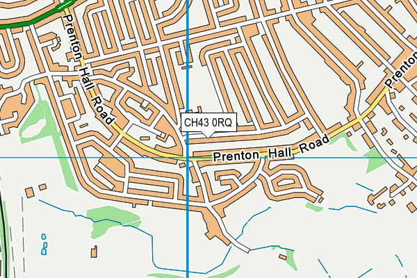 CH43 0RQ map - OS VectorMap District (Ordnance Survey)