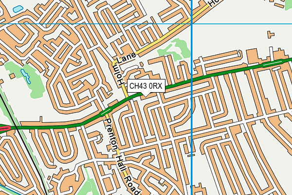 CH43 0RX map - OS VectorMap District (Ordnance Survey)