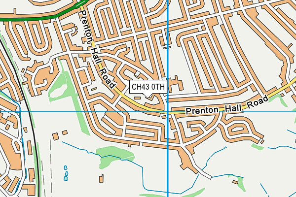CH43 0TH map - OS VectorMap District (Ordnance Survey)