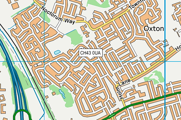 CH43 0UA map - OS VectorMap District (Ordnance Survey)