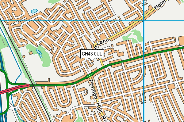 CH43 0UL map - OS VectorMap District (Ordnance Survey)