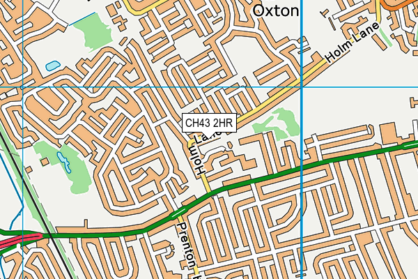 CH43 2HR map - OS VectorMap District (Ordnance Survey)