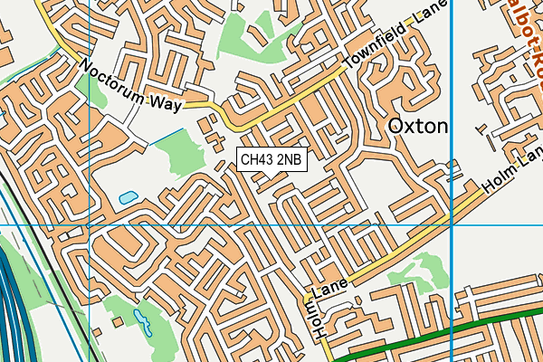 CH43 2NB map - OS VectorMap District (Ordnance Survey)