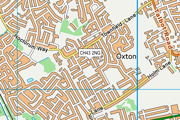 CH43 2NG map - OS VectorMap District (Ordnance Survey)