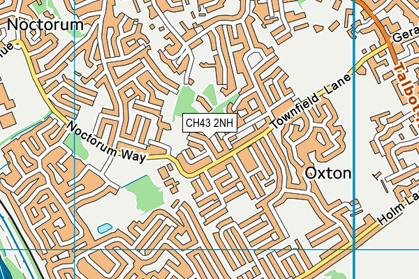 CH43 2NH map - OS VectorMap District (Ordnance Survey)