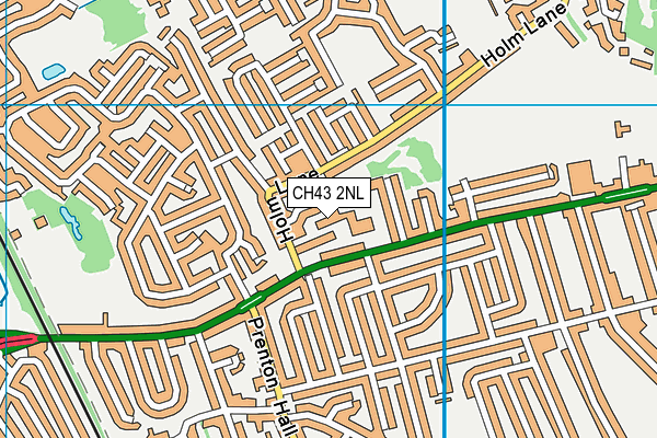 CH43 2NL map - OS VectorMap District (Ordnance Survey)