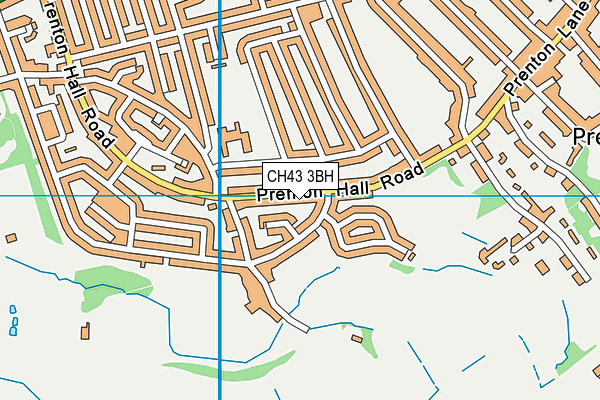 CH43 3BH map - OS VectorMap District (Ordnance Survey)
