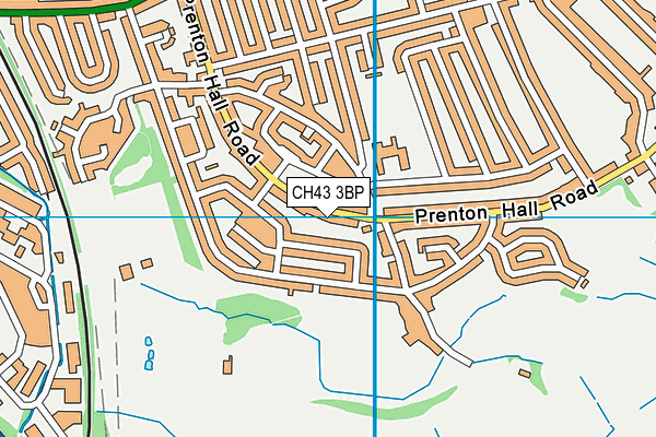 CH43 3BP map - OS VectorMap District (Ordnance Survey)