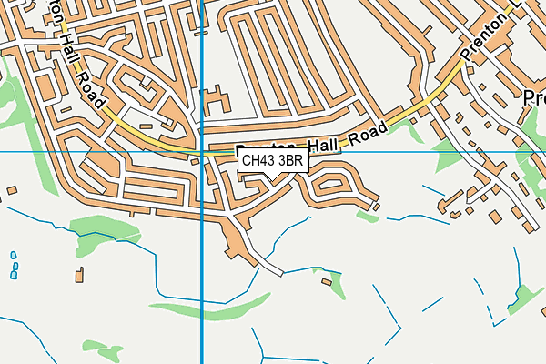 CH43 3BR map - OS VectorMap District (Ordnance Survey)