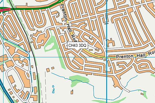 CH43 3DQ map - OS VectorMap District (Ordnance Survey)