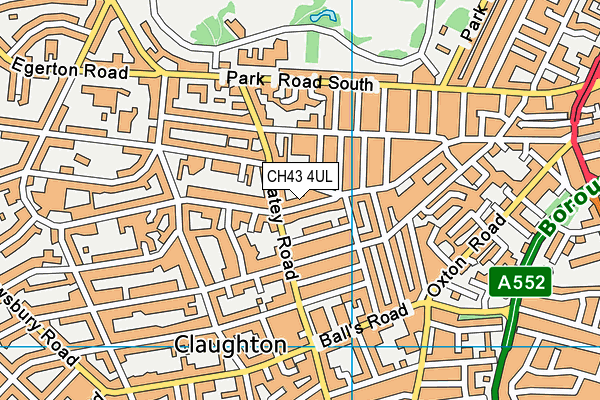 CH43 4UL map - OS VectorMap District (Ordnance Survey)