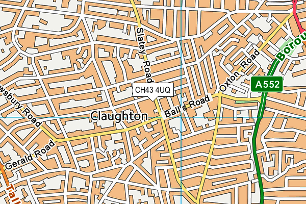 CH43 4UQ map - OS VectorMap District (Ordnance Survey)