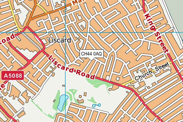 CH44 0AQ map - OS VectorMap District (Ordnance Survey)