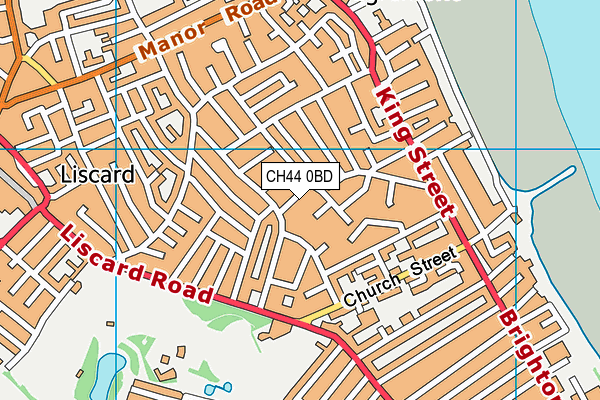 CH44 0BD map - OS VectorMap District (Ordnance Survey)