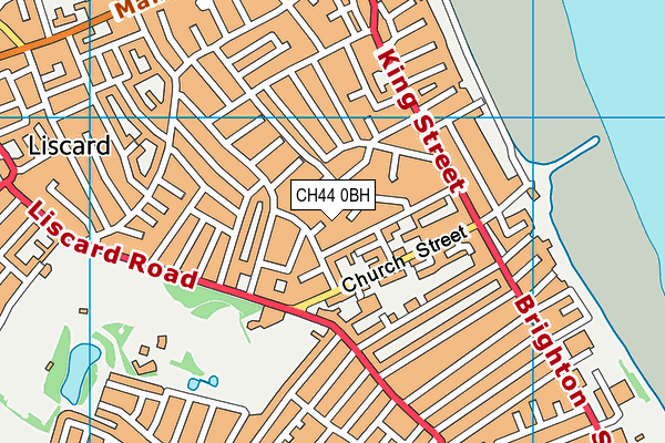 CH44 0BH map - OS VectorMap District (Ordnance Survey)