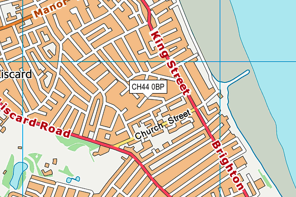 CH44 0BP map - OS VectorMap District (Ordnance Survey)