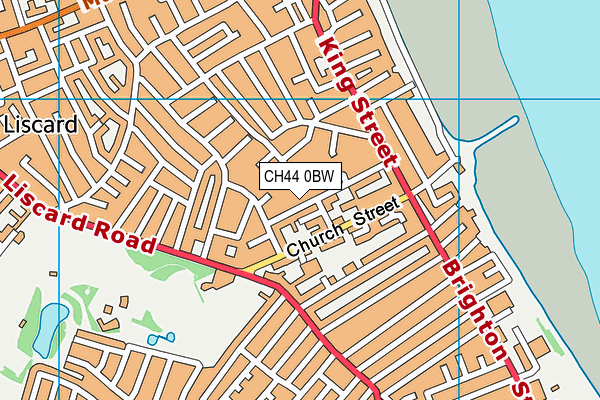 CH44 0BW map - OS VectorMap District (Ordnance Survey)