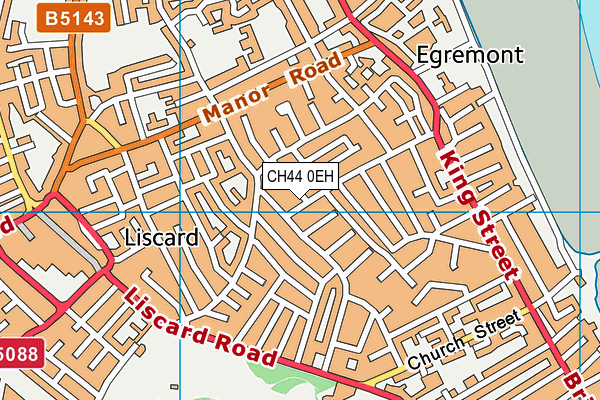 CH44 0EH map - OS VectorMap District (Ordnance Survey)