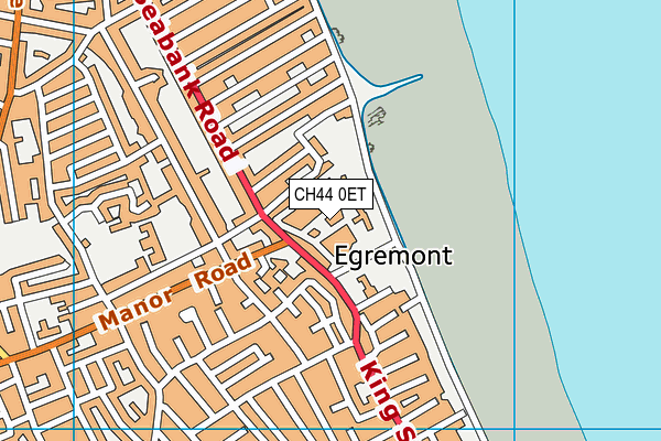 CH44 0ET map - OS VectorMap District (Ordnance Survey)