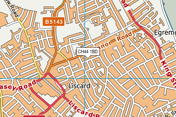 CH44 1BD map - OS VectorMap District (Ordnance Survey)