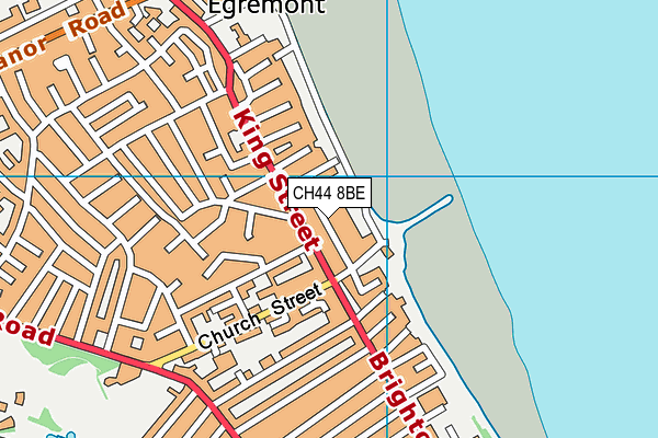CH44 8BE map - OS VectorMap District (Ordnance Survey)