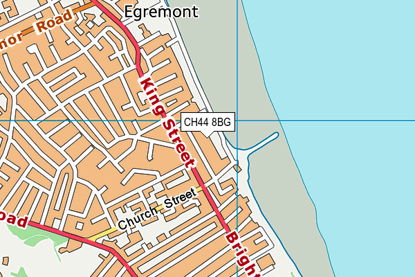 CH44 8BG map - OS VectorMap District (Ordnance Survey)