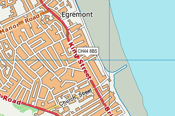 CH44 8BS map - OS VectorMap District (Ordnance Survey)